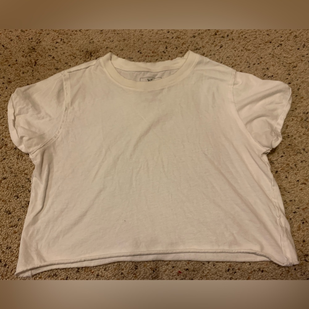 We the free cropped tee